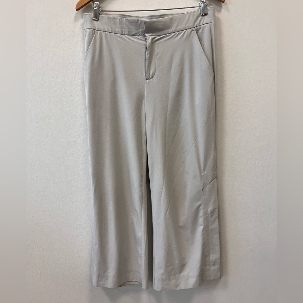 Athleta Wide Leg Pants in Light Gray